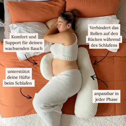 🤰 Maternity Pregnancy Support Pillow, Body Cushion for Belly & Back Relief